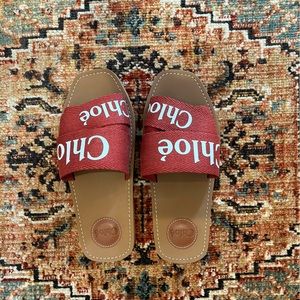 Chloe Sandals - Burnt Orange - Size 38